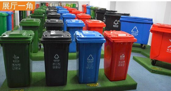 120L/240L/360L/660L/1100L High Quality Outdoor Hdpe Recycling Wheelie Container Garbage Bins with Wheels Plastic Waste